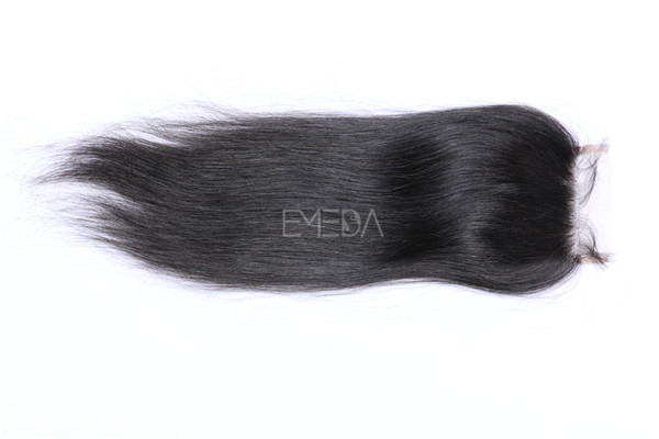 Virgin human hair lace closures with hair bundles  ZJ0095